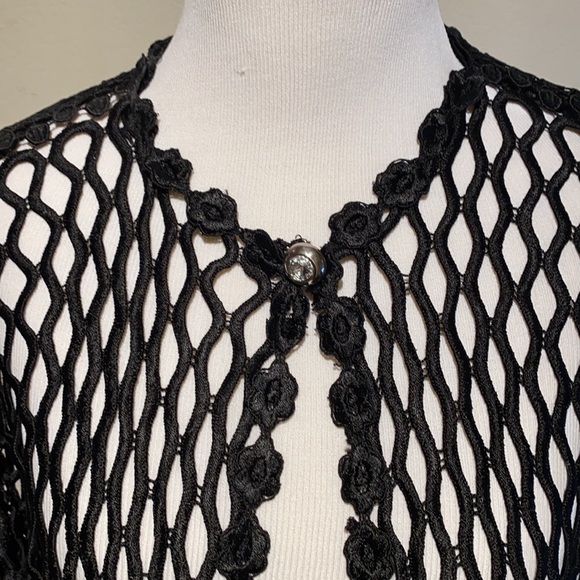 RARE Vintage SAM Black Lace Skirt Set Size: Small - Picture 2 of 12